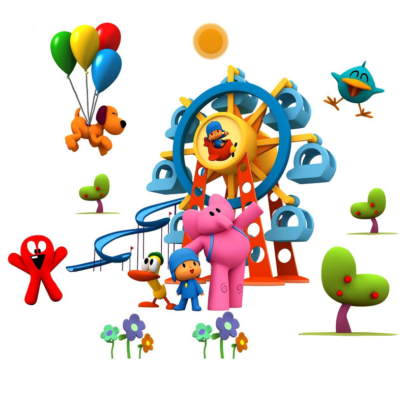 استیکر سه بعدی ژیوار مدل Pocoyo
