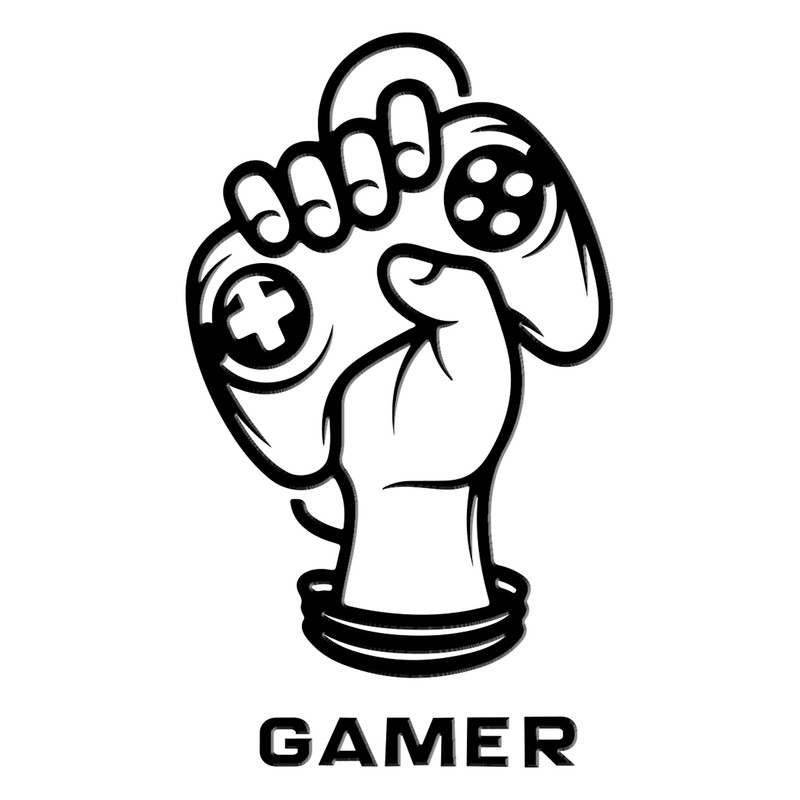 استیکر باروچین مدل gamer کد ws-59